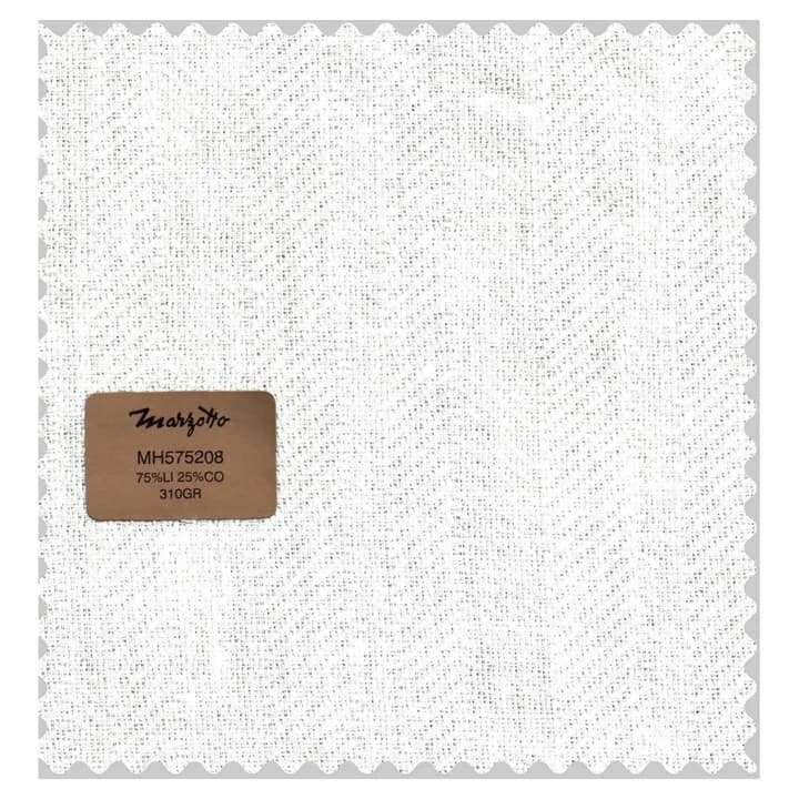 White & ivory fabric, Marzotto NAPLES