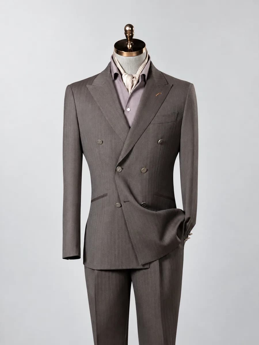 Brown Two-Piece Suit