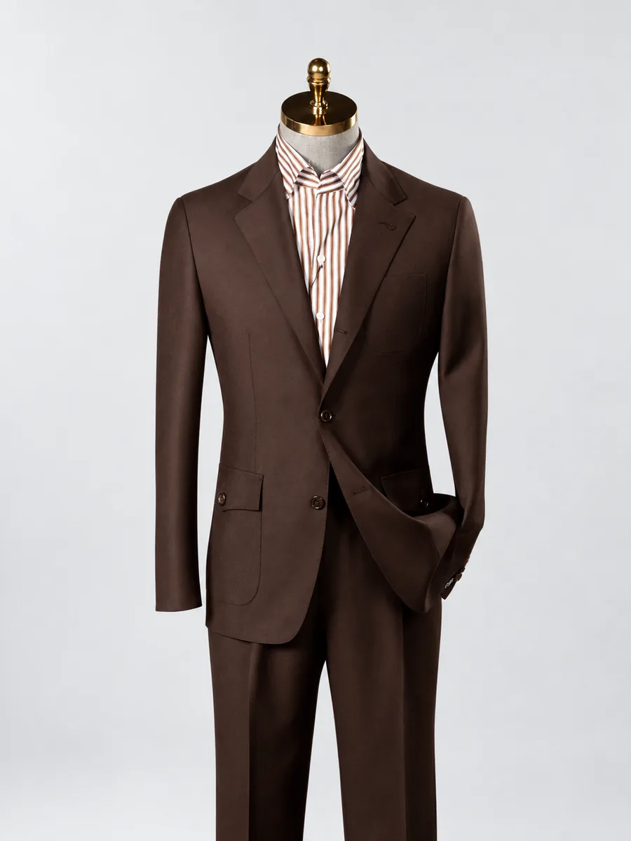 Brown Two-Piece Suit