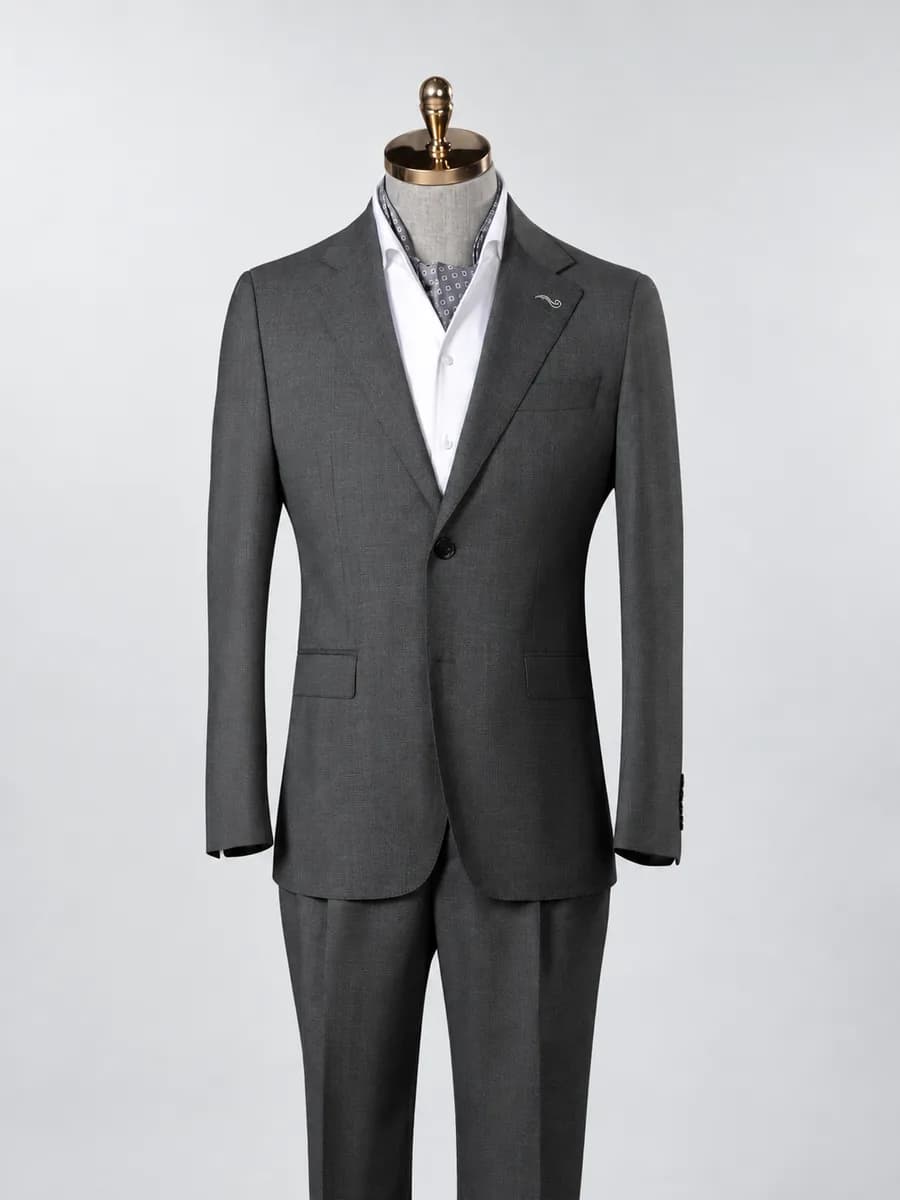 Grey Checked Two-Piece Suit