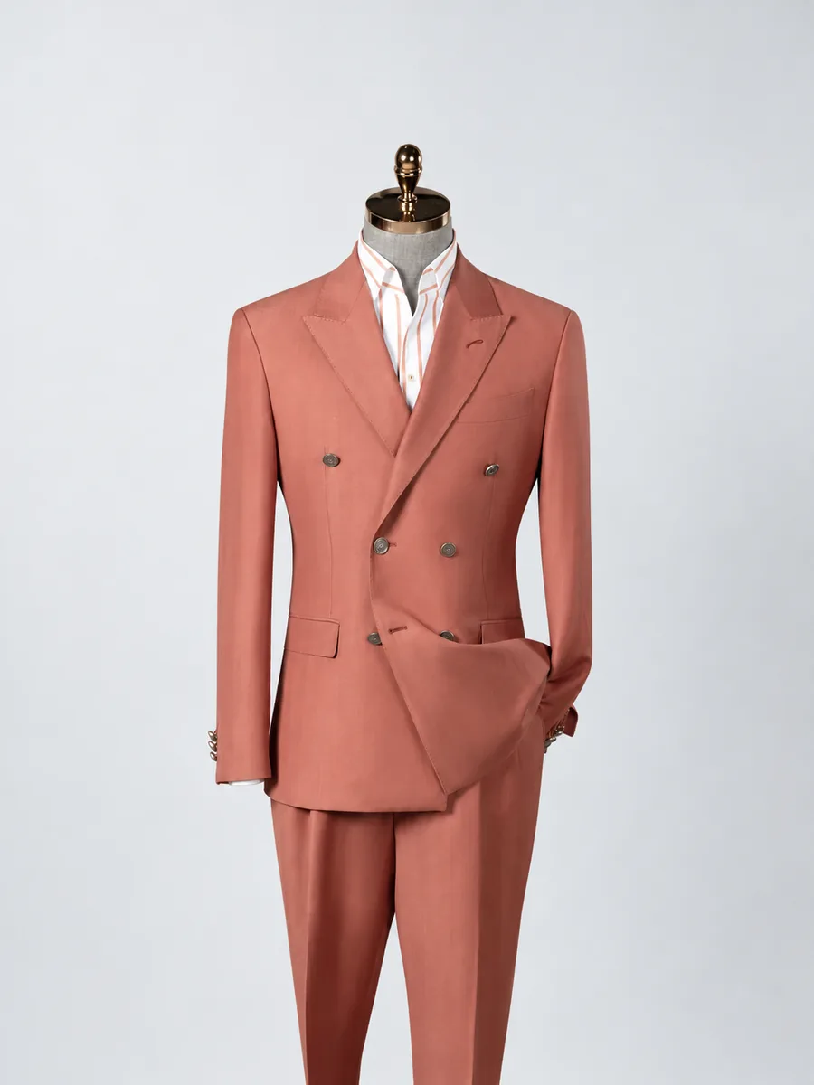 Red Two-Piece Suit