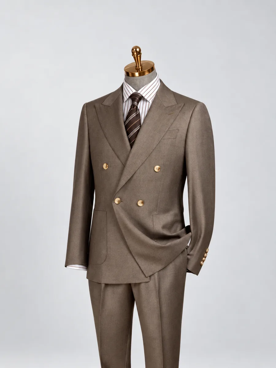 Brown Two-Piece Suit