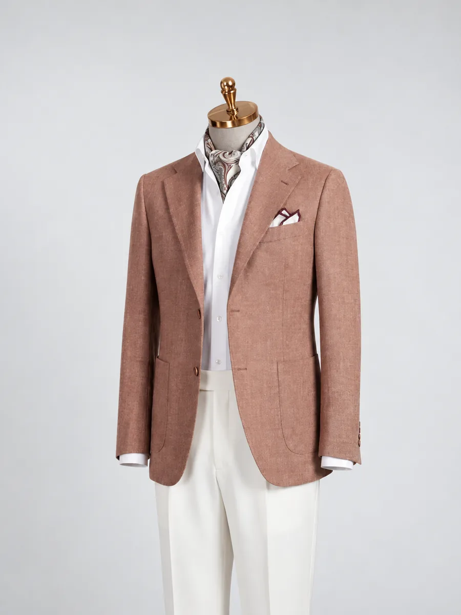 Brown Checked Jacket