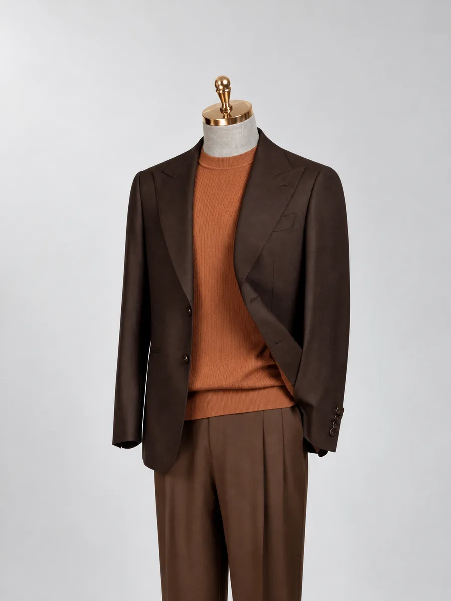 Brown Two-Piece Suit