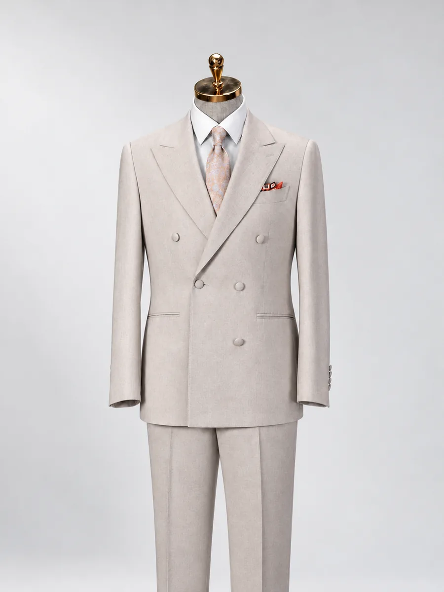 Ivory Two-Piece Suit