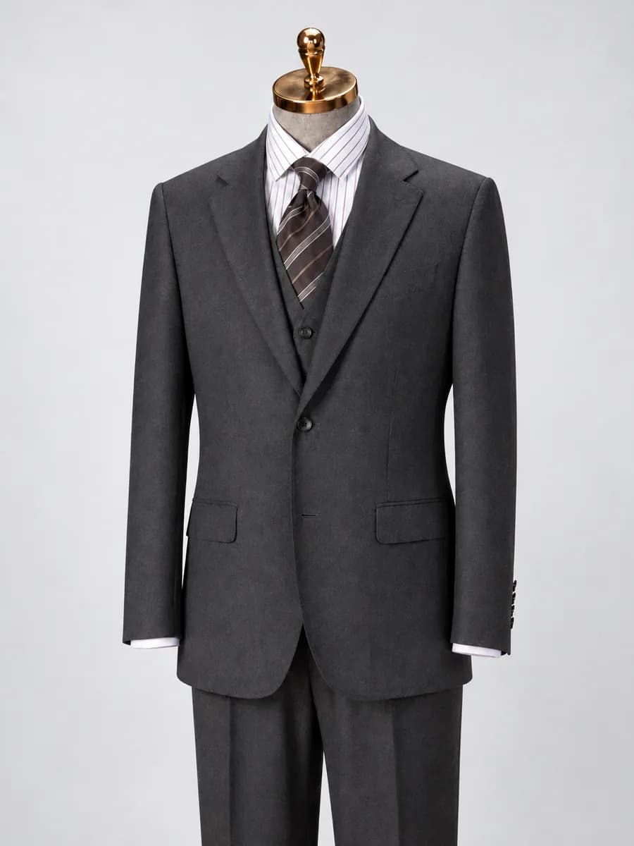 Grey Three-Piece Suit