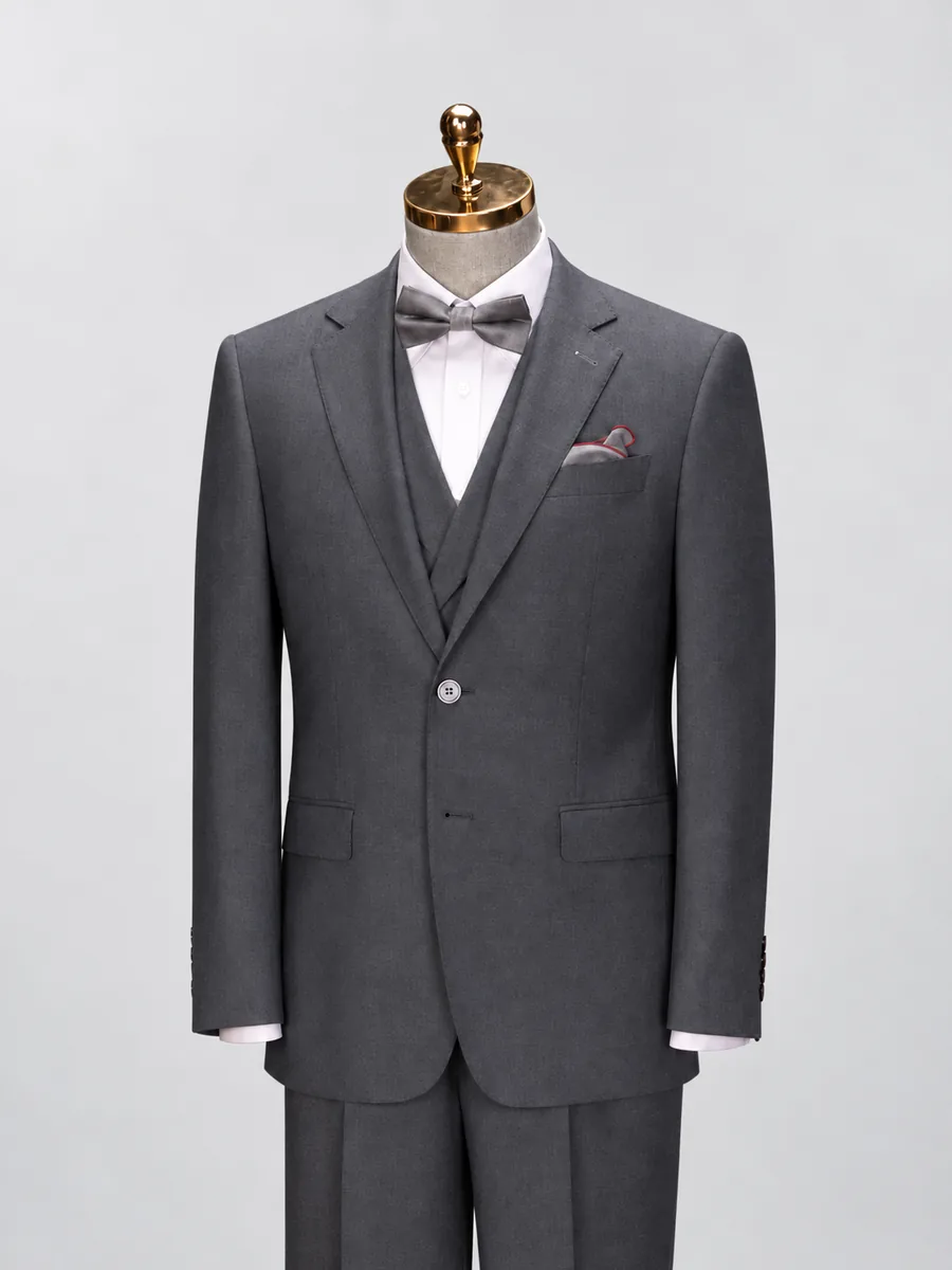 Grey Three-Piece Suit